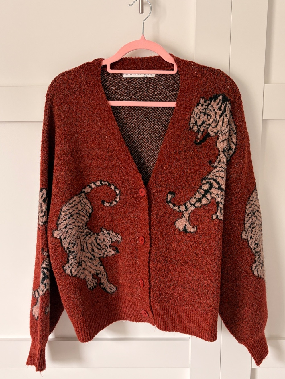 Altar'd State Zora Tiger Cardigan - XS - Picture 2 of 4